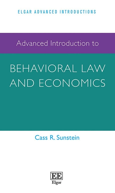 Advanced introduction to behavioral law and economics