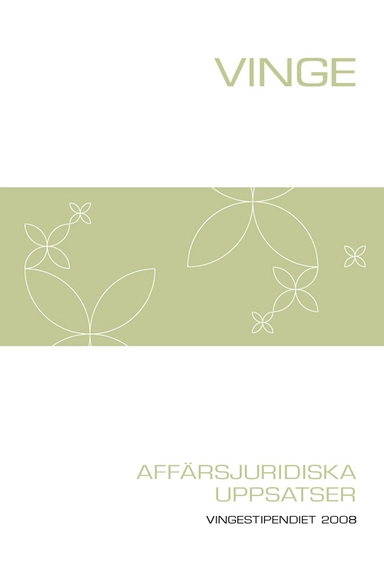 Affärsjuridiska uppsatser 2008