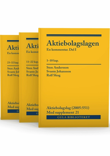 Aktiebolagslagen : en kommentar