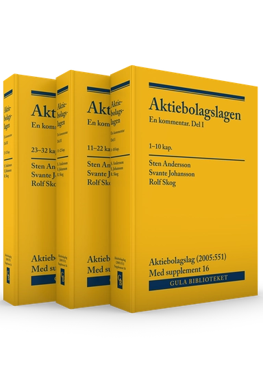 Aktiebolagslagen : En kommentar, ink s