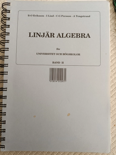 Algebra för universitet och högskolor