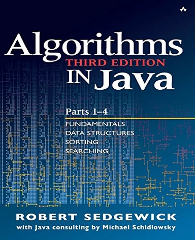 Algorithms in Java · Parts 1-4 · Fundamentals, data structures, sorting, searching