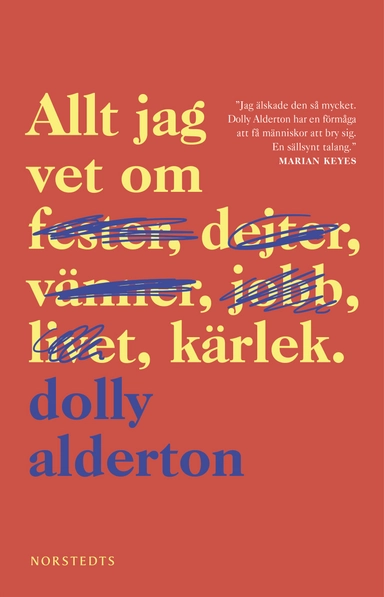Allt jag vet om kärlek; Dolly Alderton; 2020