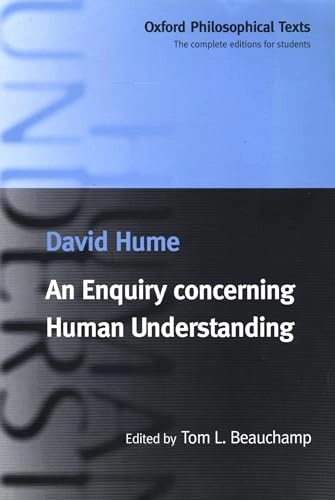 An enquiry concerning human understanding; David Hume; 1999