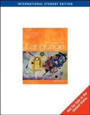 An introduction to language; Victoria A. Fromkin; 2007