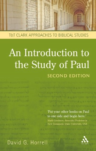 An introduction to the study of Paul; David G. Horrell; 2006