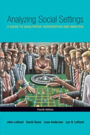 Analyzing social settings : a guide to qualitative observation and analysis; John Lofland; 2006