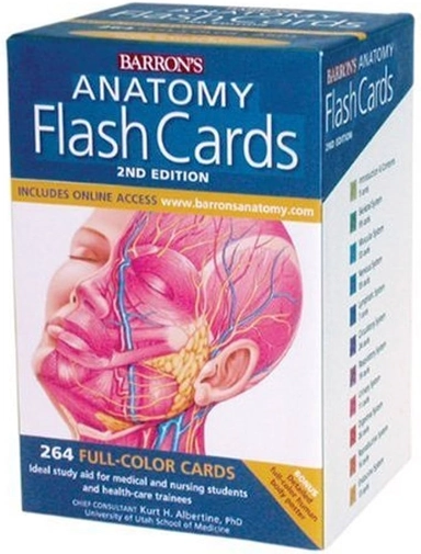 Anatomy Flash Cards; Kurt Albertine; 2008