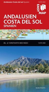 Andalusien Costa del Sol EasyMap : 1:675000; Norstedts kartor; 2015
