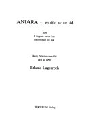 Aniara - en dikt av sin tid eller i tingens natur har människan sin lag. Harry Martinsons dikt läst år 1990.; Erland Lagerroth; 1991