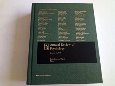 Annual review of psychology · 2015, Vol. 66