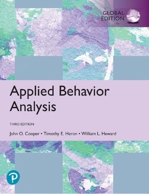 Applied behavior analysis; John O. Cooper; 2020