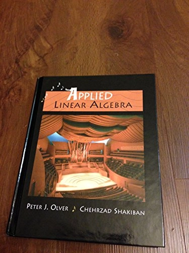Applied linear algebra; Peter J. Olver; 2006