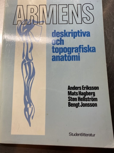 Armens deskriptiva och topografiska anatomi