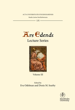 Ars edendi lecture series. Vol. 3; Eva Odelman, Denis Searby; 2015