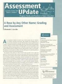 Assessment Update: Progress, Trends, and Practices in Higher Education, Vol