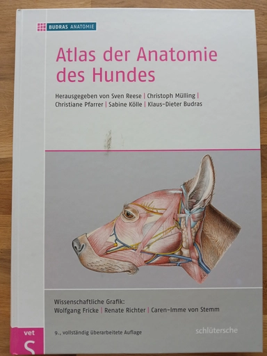 Atlas der Anatomie des Hundes; Sven Reese, Sabine Kölle, Christoph Mülling, Christiane Pfarrer, Klaus-Dieter Budras; 2012