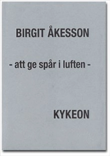 Att ge spår i lufen : föreläsningar, samtal, möten; Birgit Åkesson, Horace Engdahl; 1998