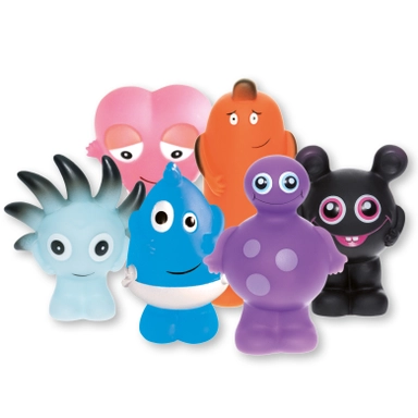 Babblarna G-mix plastfigurer, 6 st; Anneli Tisell; 2016
