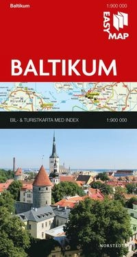 Baltikum EasyMap : 1:900000; Norstedts kartor,; 2015