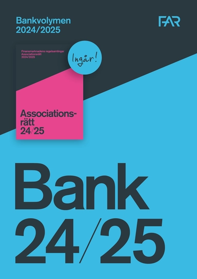 Bankvolymen 2024/2025; FAR, Föreningen Auktoriserade revisorer, FAR SRS, FAR akademi; 2024