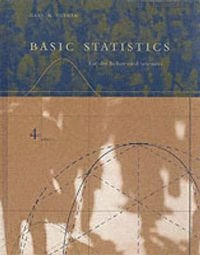 Basic statistics for the behavioral sciences; Gary W Heiman; 2003