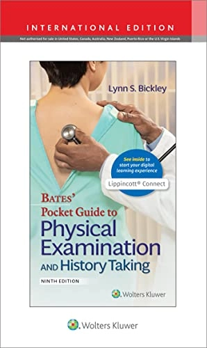 Bates' Pocket Guide to Physical Examination and History Taking; Lynn S Bickley, Peter G Szilagyi, Richard M Hoffman, Rainier P Soriano; 2020