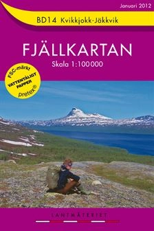 BD14 Kvikkjokk-Jäkkvik Fjällkartan : 1:100000; Sverige. Lantmäteriet; 2012