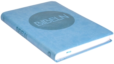Bibel 2000 slimline ljusblå; 2017