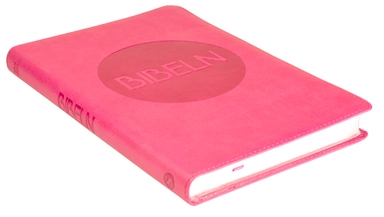 Bibel 2000 slimline rosa konstskinn; 2017