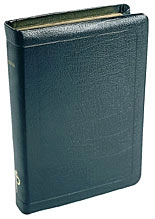 Bibel slimline svart skinn; Bibel; 2001