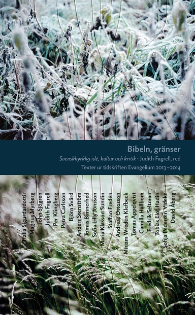 Bibeln, gränser; Halla Sigurdardóttir, Magnus Myrberg, John Sjögren, Per Klingberg, Petra Carlsson, Björn Svärd, Anders Stenström, Tomas Bannerhed, Sofia Lilly Jönsson, Maria Klasson Sundin, Staffan Fredén, Andreas Ottosson, Miriam Wredén Klefbeck, Tomas Appelqvist, Camilla Hällbom, Fredrik Seltman, Tobias Elof Hadin, Sofija Pedersen Videke, David Åberg; 2014