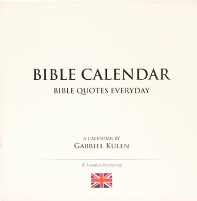 Bible calendar : bible quotes everyday; Gabriel Külen; 2021