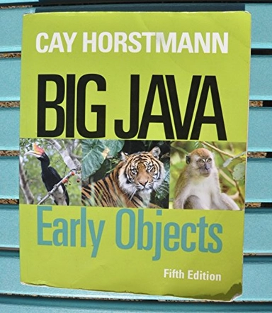 Big Java: Early Objects