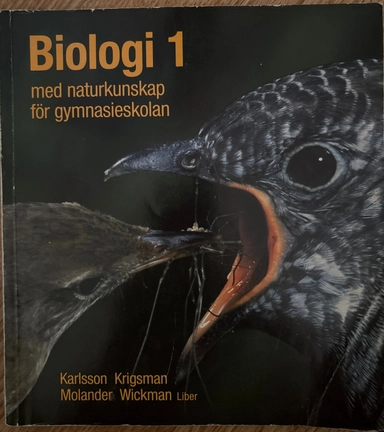 Biologi med naturkunskap för gymnasieskolan 1; Janne Karlsson, Thomas Krigsman, Bengt-Olov Molander, Per-Olof Wickman, Gunnar Björndahl; 1997
