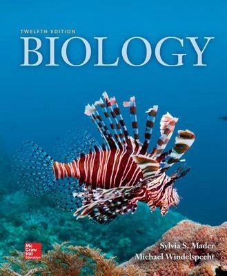 Biology; Sylvia S. Mader; 2016