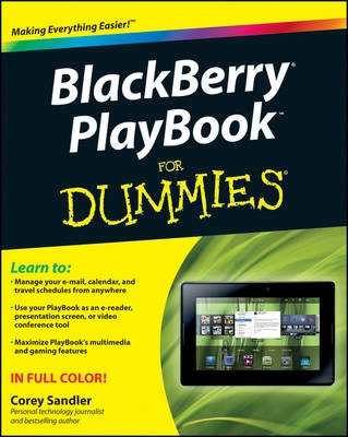 BlackBerry PlayBook For Dummies; Corey Sandler; 2011