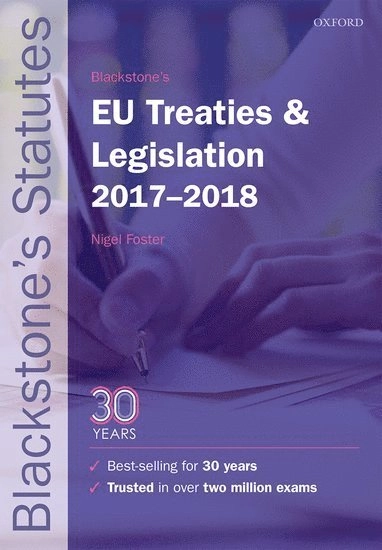 Blackstone's EU treaties & legislation 2017-2018