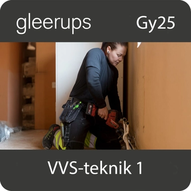 BokGym VVS-teknik 1, digitalt läromedel, elev, 12 mån, Gy25; Rickard Andersson; 2025