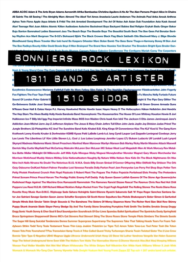 Bonniers rocklexikon : 1811 band & artister; Jan Sneum; 2005