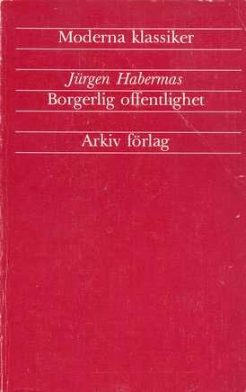 Borgerlig offentlighet : kategorierna "privat" och "offentligt" i det moderna samhället