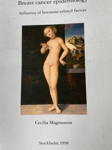Breast cancer epidemiology : influence of hormone-related factors; Cecilia Magnusson; 1998