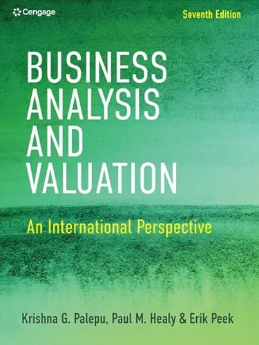 Business analysis and valuation an international perspective