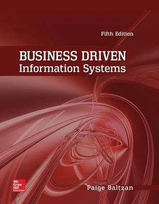 Business driven information systems