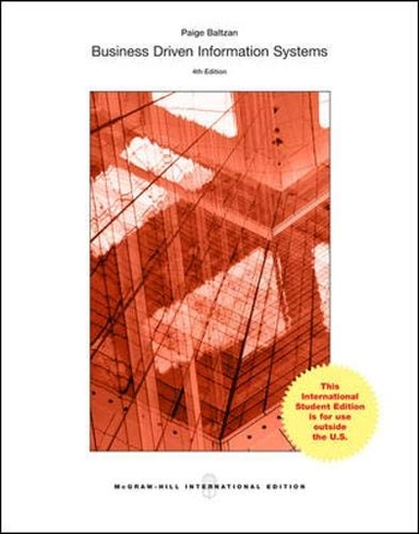 Business Driven Information Systems (Int'l Ed)