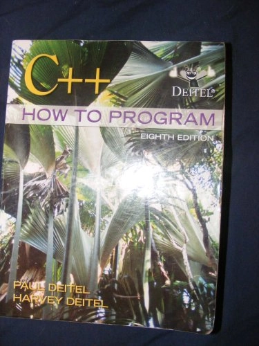 C++ how to program; Paul J. Deitel; 2011