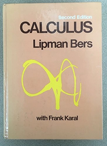 Calculus; Lipman Bers; 1976