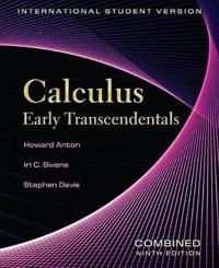 Calculus: Early Transcendentals, International Student Version, Combined 9t