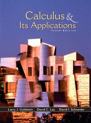 Calculus & its applications; Larry Joel Goldstein; 2004