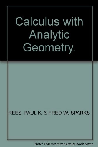 Calculus with Analytic GeometryWiley international edition
